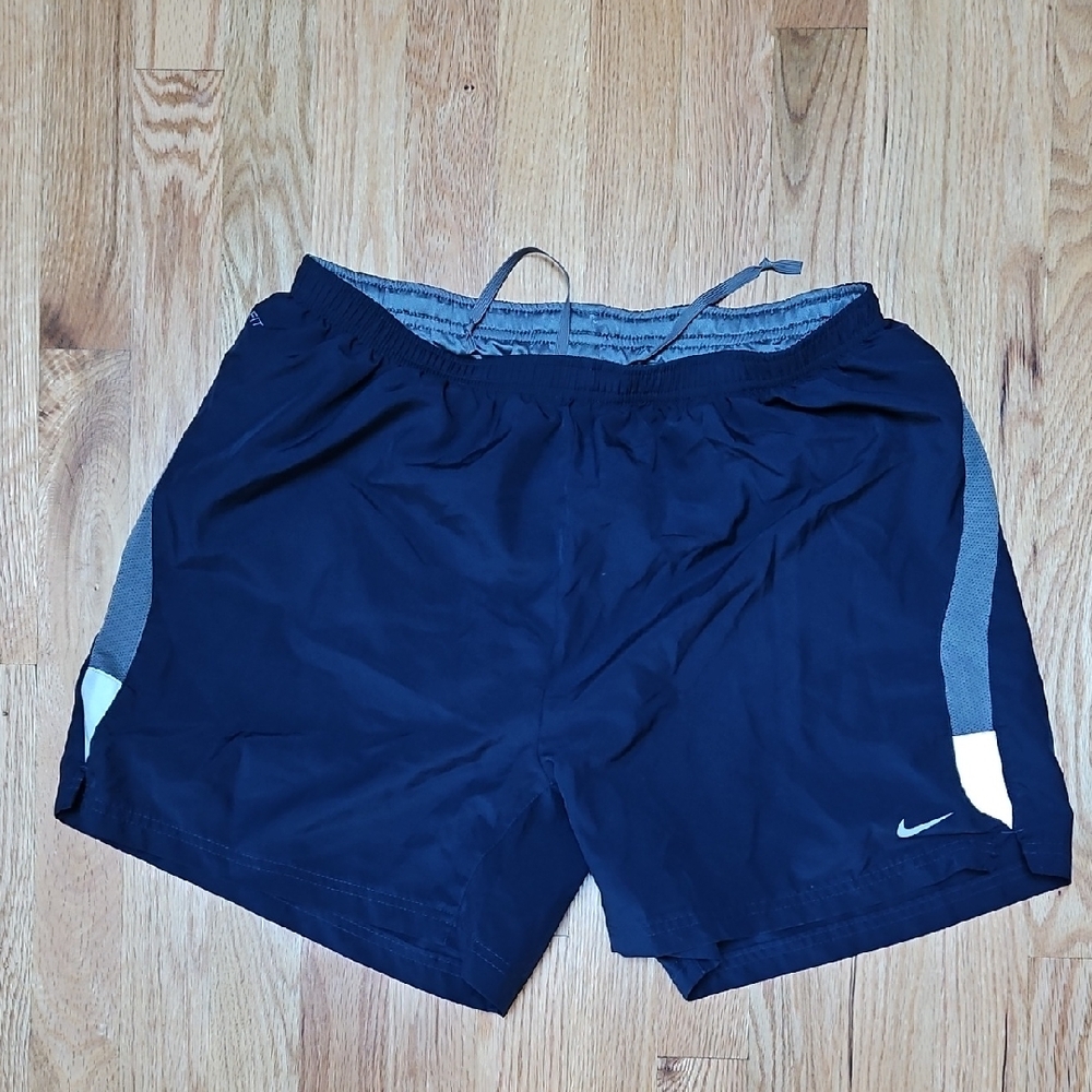 NikeFIT Dry Men's L Navy Athletic Shorts